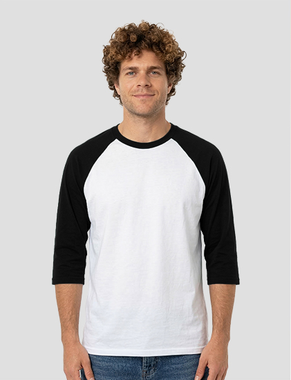 New States Apparel Premium Cotton Raglan 3/4 7260
